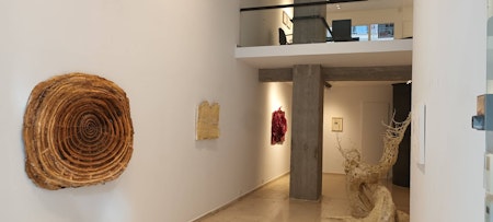 Image depicting some artwork of the exhibition named Χρόνος – Άχρονο.
