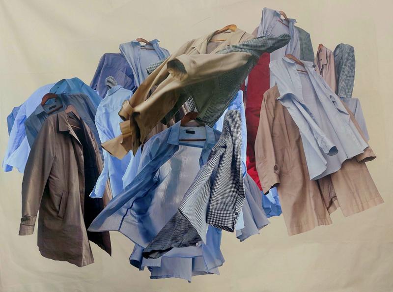 Image depicting the artwork named 2025, thermal transfer on fabric, 150×200cm.